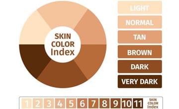 light tan skin color