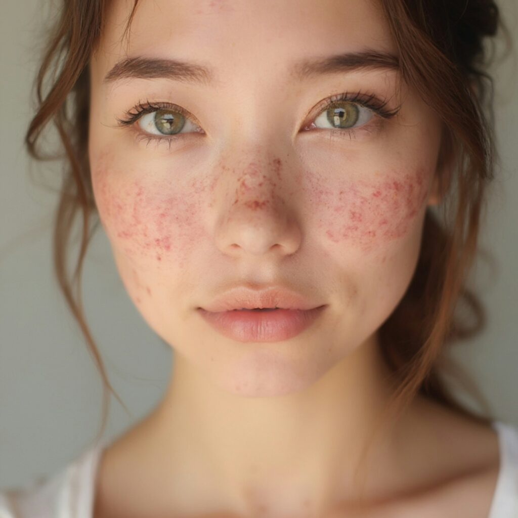 stress and acne causing inflamed breakouts