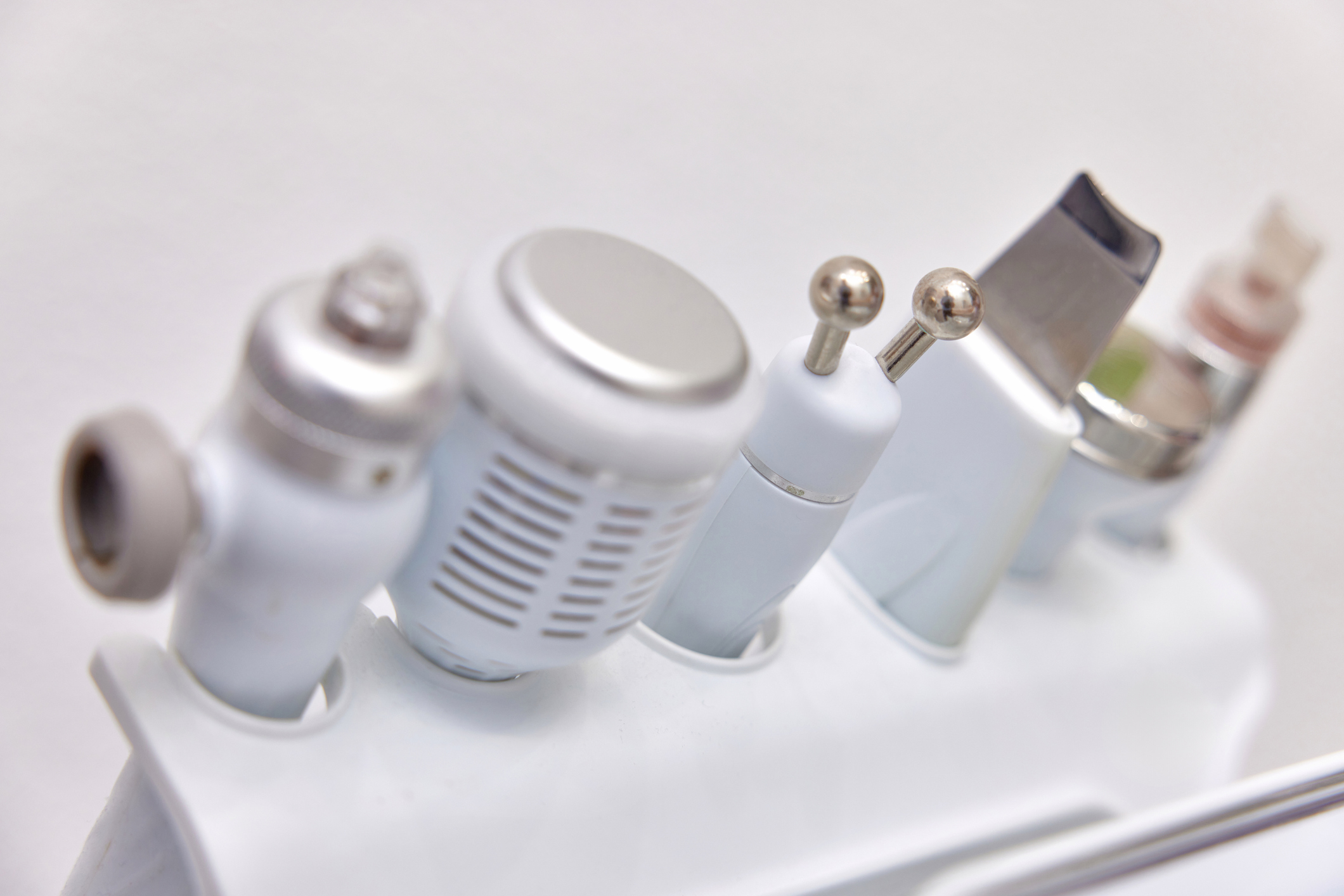 Professional facial equipment used for customized skin treatments